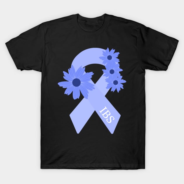 IBS awareness ribbon T-Shirt by LukjanovArt